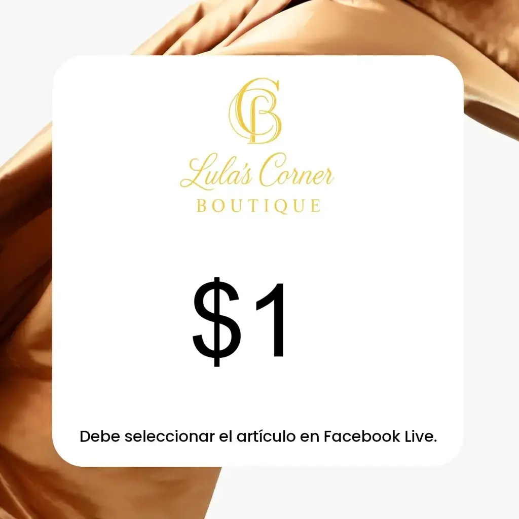 Facebook Live - $1