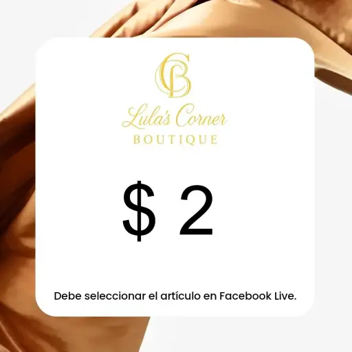 Facebook Live - $2