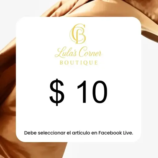 Facebook Live - $10