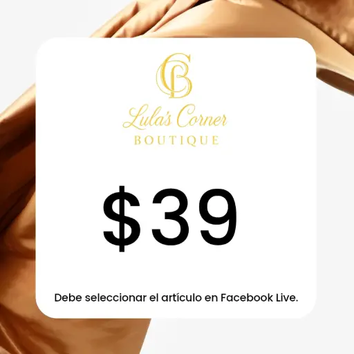 Facebook Live - $39